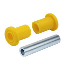 Полиуретановый комплект сайлентблоков задней подвески, серьги рессоры, крепление к кузову